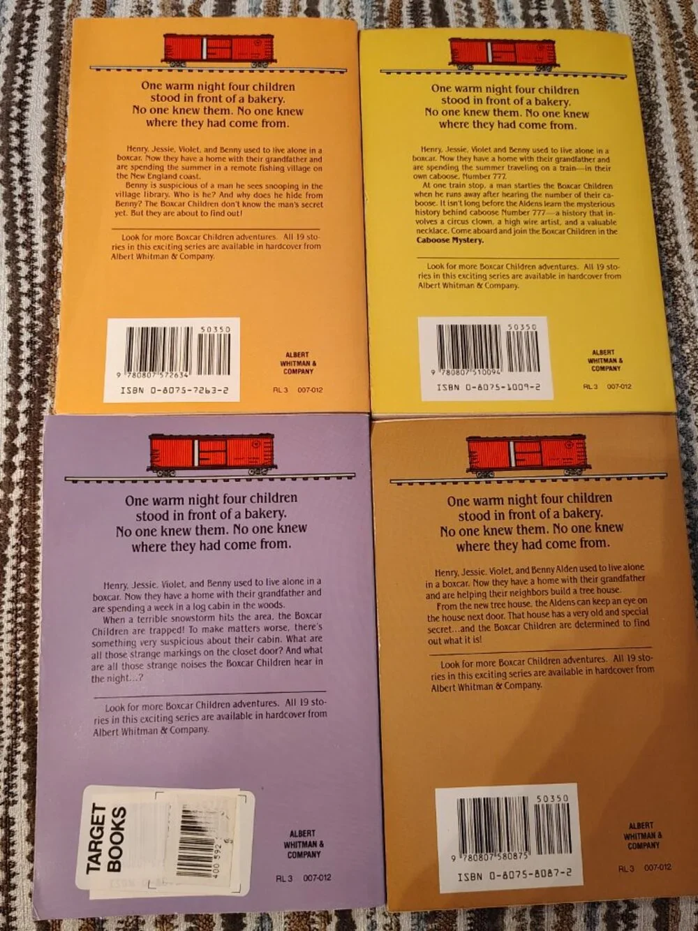 Lot 10 The Boxcar Children Chapter Books 2 3 4 5 6 7 10 11 13 14 Warner